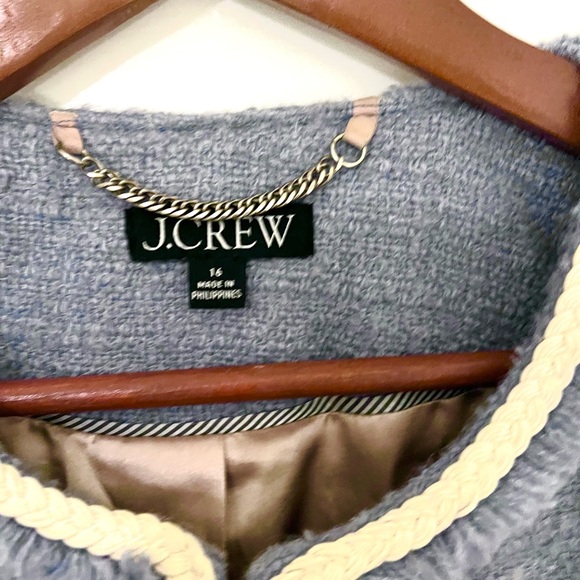 JCrew Frances Lady Jacket in Maritime Blue Tweed 16 - Picture 5 of 5